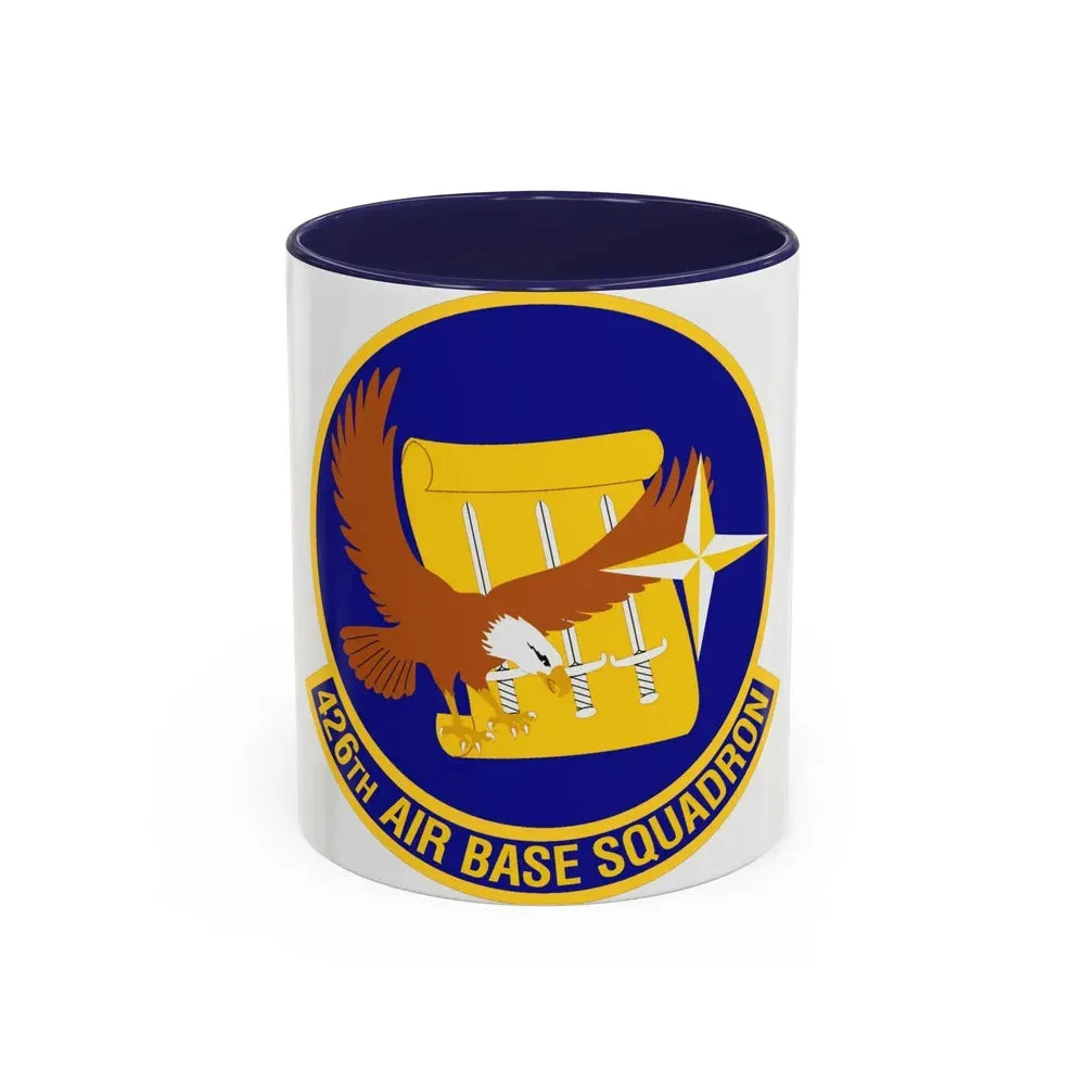 426th Air Base Squadron (U.S. Air Force) Accent Coffee Mug 11oz Navy - Go Mug Yourself