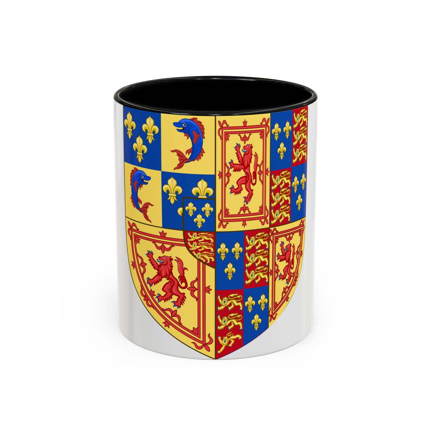 Royal Arms of the Kingdom of Scotland (1559) - Accent Coffee Mug