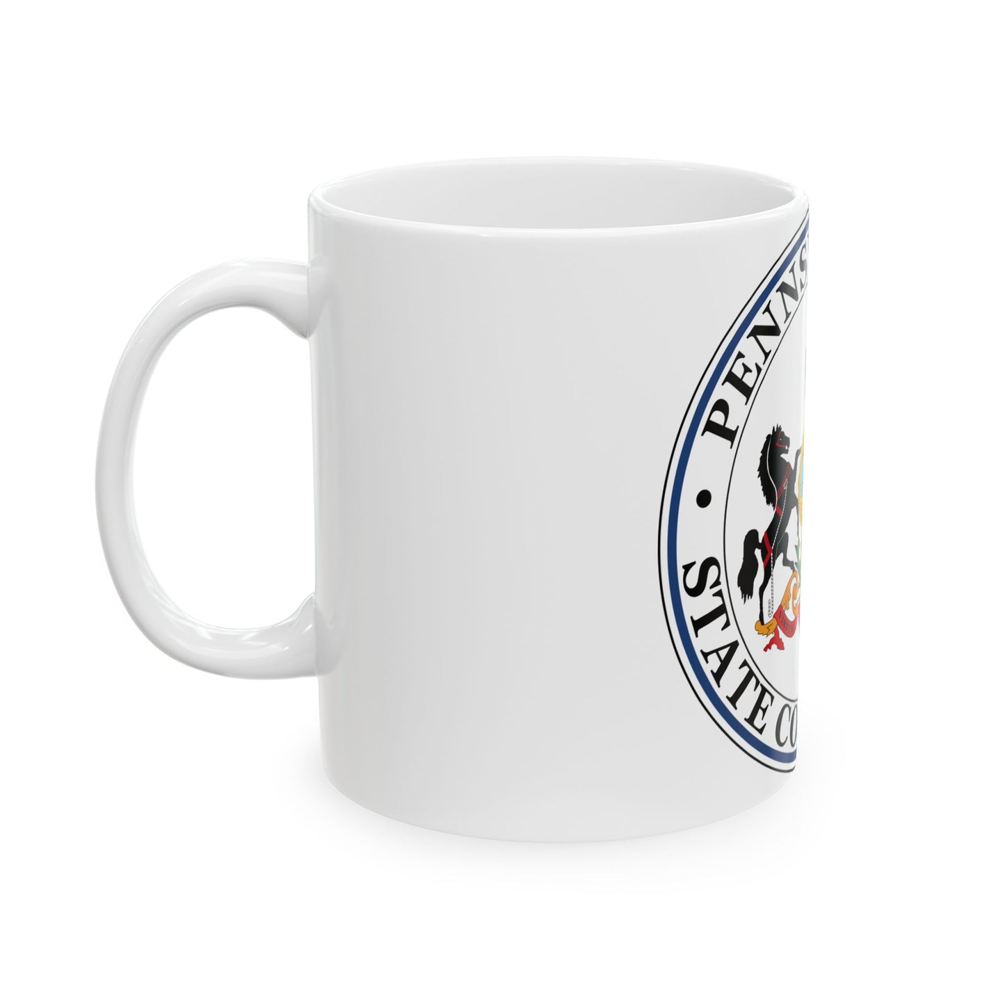 Coat of arms of Pennsylvania - White Coffee Mug