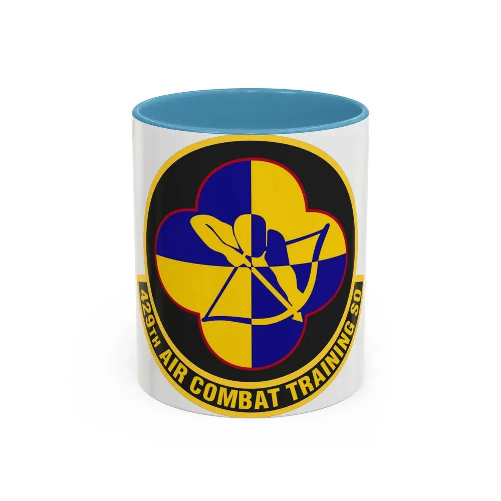 429th Air Combat Training Squadron (U.S. Air Force) Accent Coffee Mug 11oz Light Blue - Go Mug Yourself
