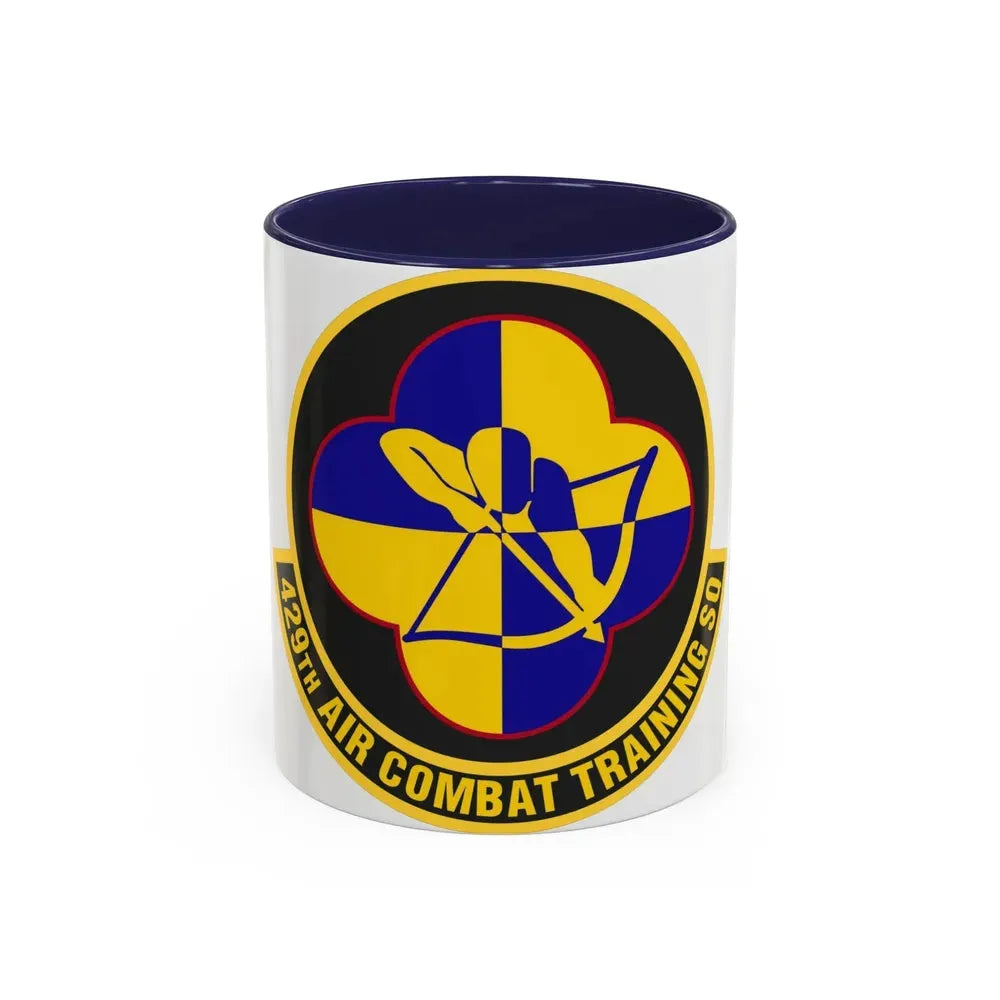 429th Air Combat Training Squadron (U.S. Air Force) Accent Coffee Mug 11oz Navy - Go Mug Yourself
