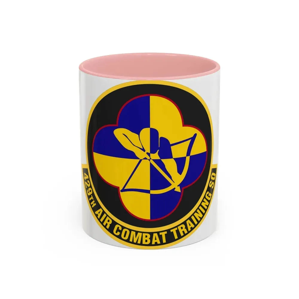 429th Air Combat Training Squadron (U.S. Air Force) Accent Coffee Mug 11oz Pink - Go Mug Yourself