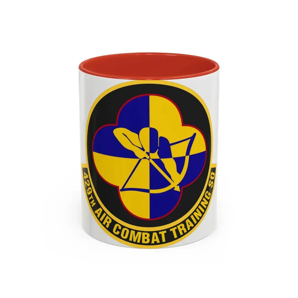 429th Air Combat Training Squadron (U.S. Air Force) Accent Coffee Mug 11oz Red - Go Mug Yourself