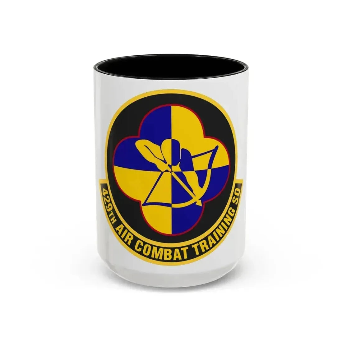 429th Air Combat Training Squadron (U.S. Air Force) Accent Coffee Mug 15oz Black - Go Mug Yourself