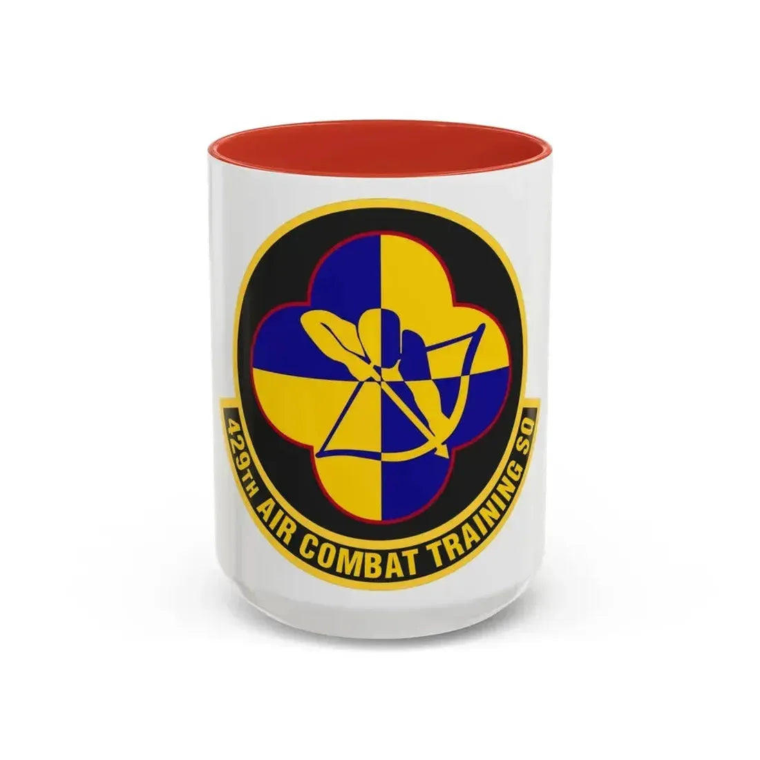 429th Air Combat Training Squadron (U.S. Air Force) Accent Coffee Mug 15oz Red - Go Mug Yourself