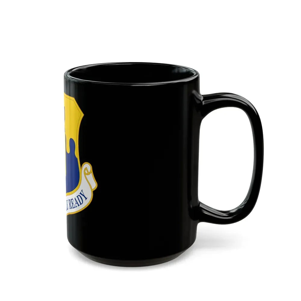 43 Air Mobility Operations Group AMC (U.S. Air Force) Black Coffee Mug - Go Mug Yourself