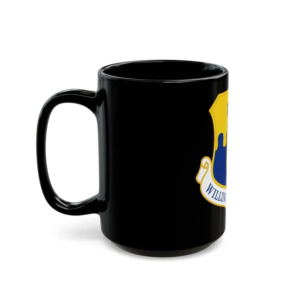 43 Air Mobility Operations Group AMC (U.S. Air Force) Black Coffee Mug - Go Mug Yourself