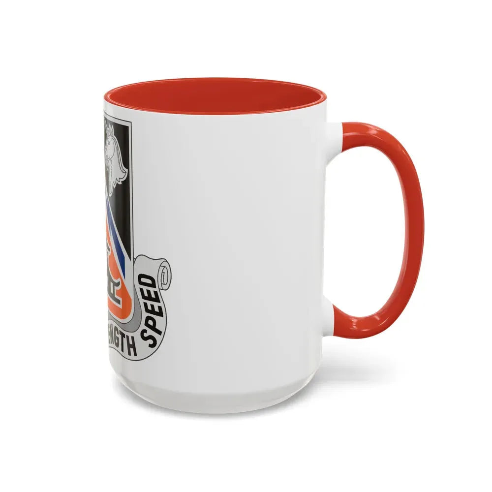 43 Signal Battalion (U.S. Army) Accent Coffee Mug - Go Mug Yourself