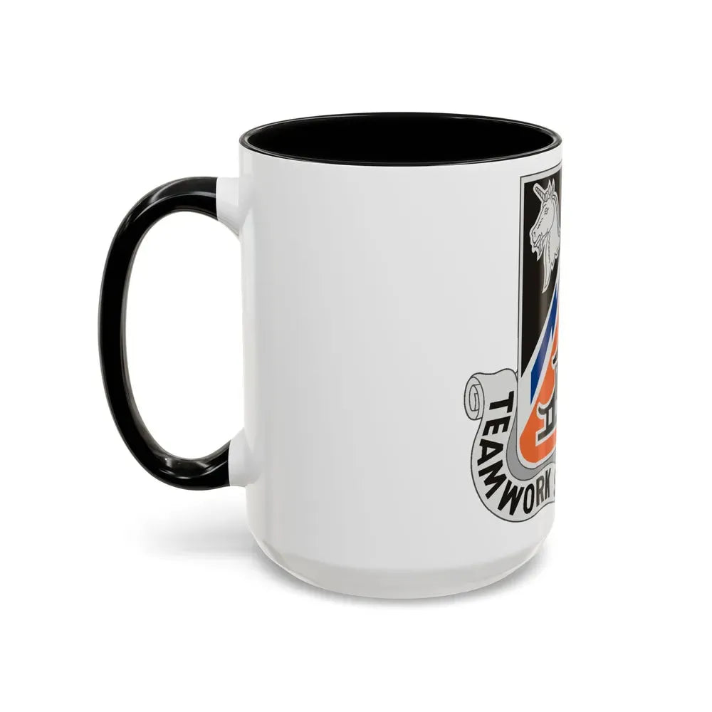 43 Signal Battalion (U.S. Army) Accent Coffee Mug - Go Mug Yourself