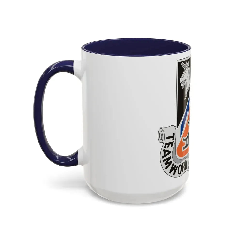 43 Signal Battalion (U.S. Army) Accent Coffee Mug - Go Mug Yourself