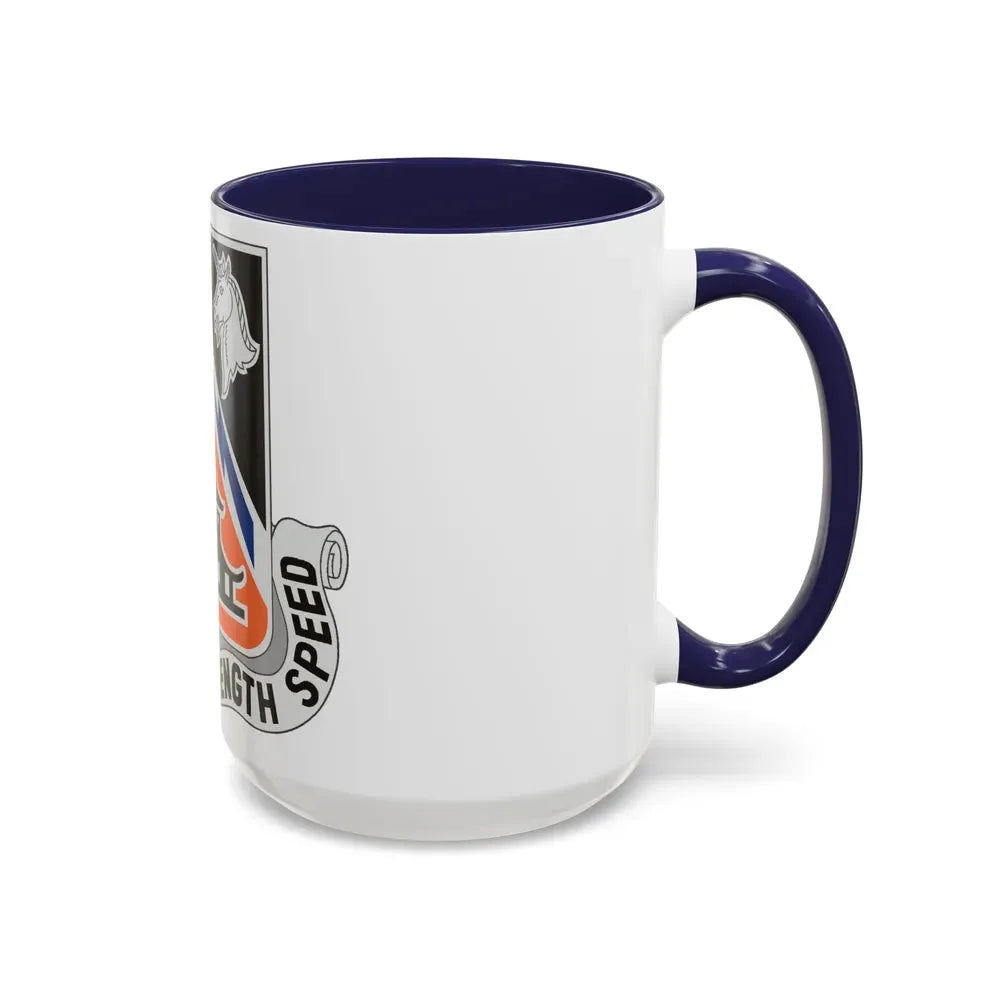 43 Signal Battalion (U.S. Army) Accent Coffee Mug - Go Mug Yourself