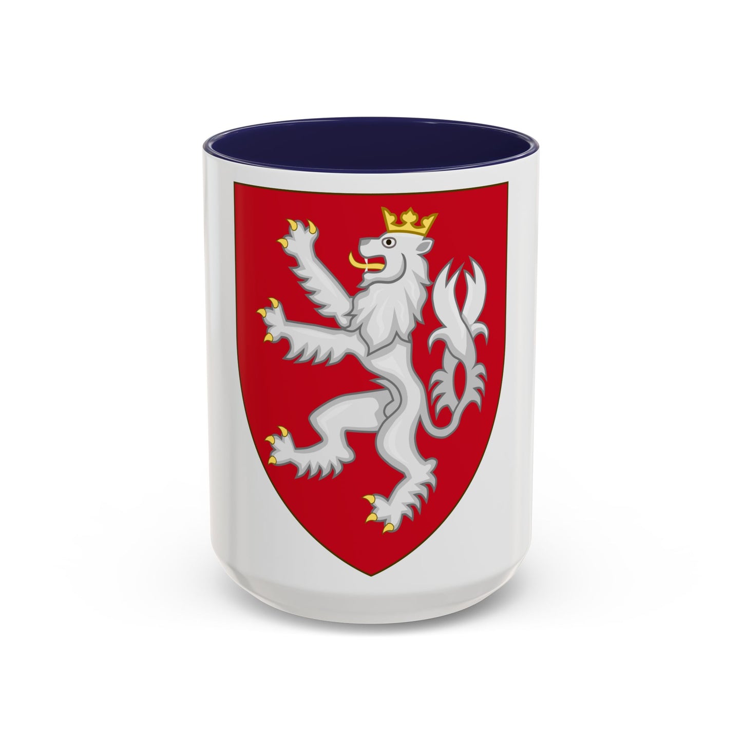 Coat of arms of the House of Luxembourg-Bohemia - Accent Coffee Mug