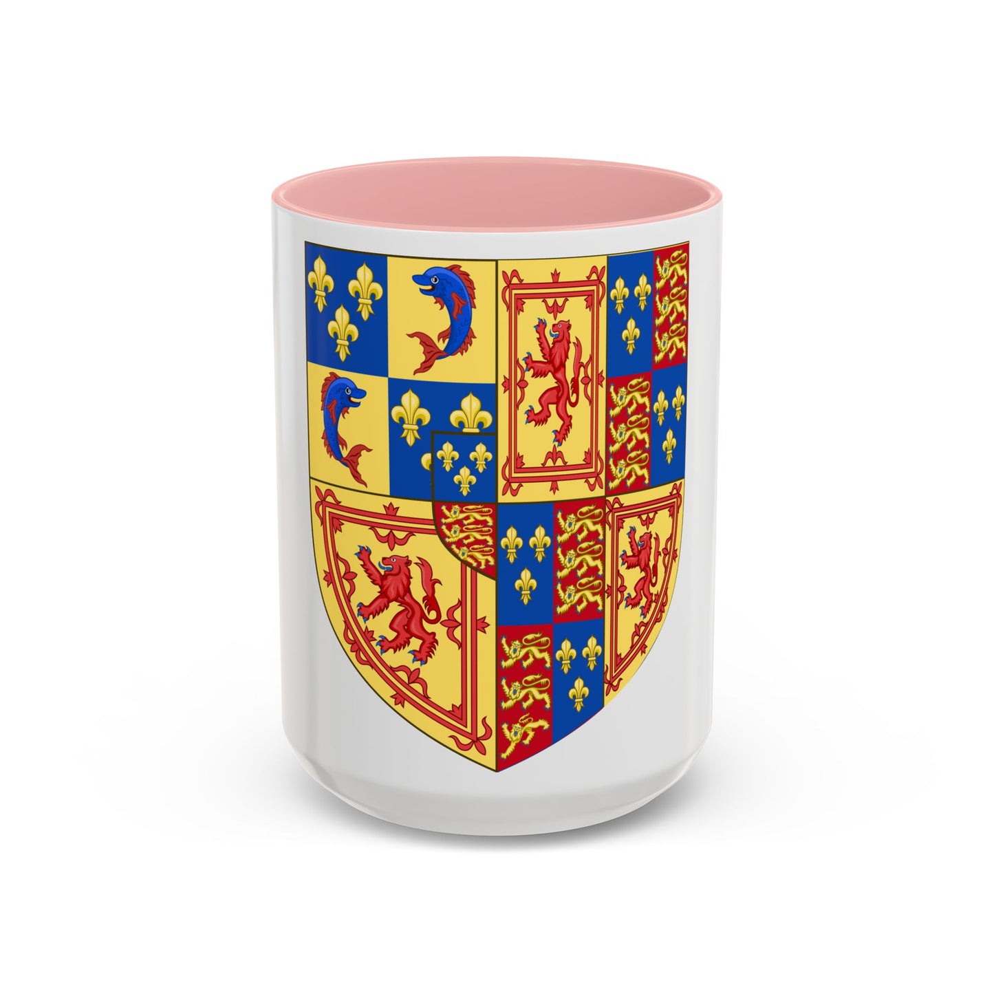 Royal Arms of the Kingdom of Scotland (1559) - Accent Coffee Mug