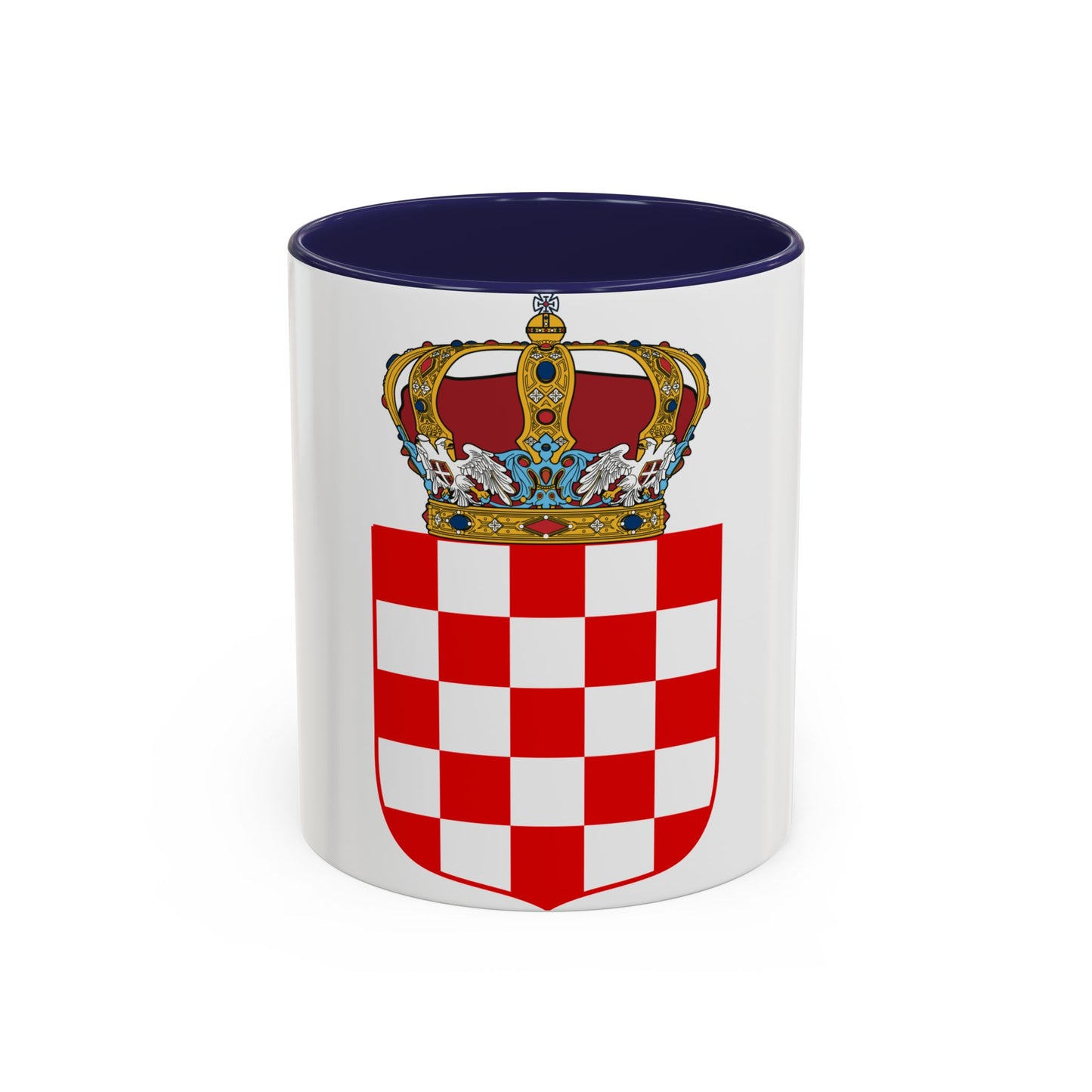 Coat of Arms of the Banate of Croatia - Accent Coffee Mug