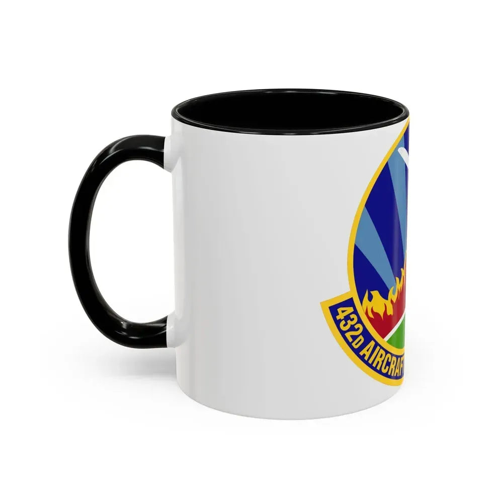 432d Aircraft Maintenance Squadron (U.S. Air Force) Accent Coffee Mug - Go Mug Yourself