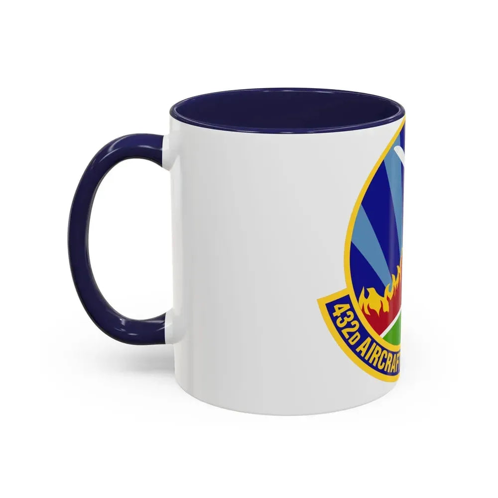 432d Aircraft Maintenance Squadron (U.S. Air Force) Accent Coffee Mug - Go Mug Yourself