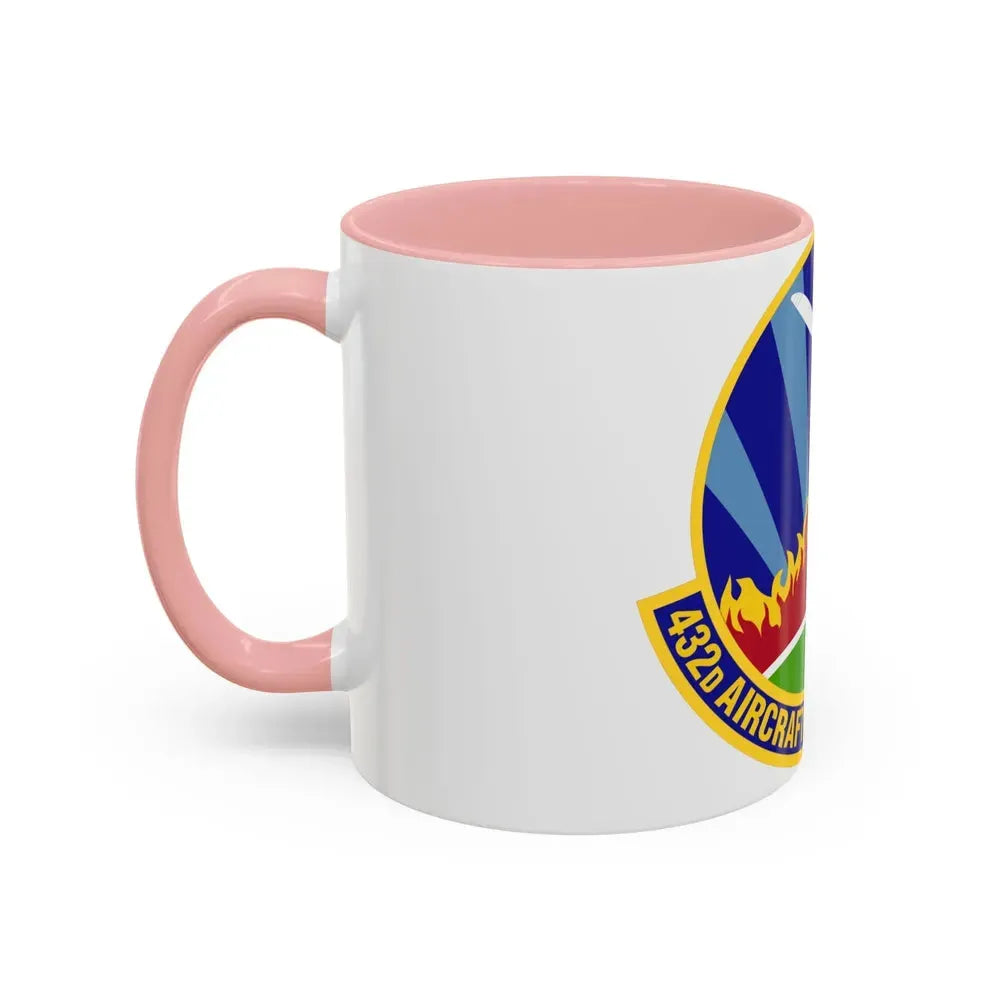 432d Aircraft Maintenance Squadron (U.S. Air Force) Accent Coffee Mug - Go Mug Yourself