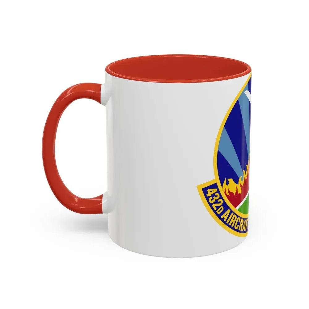 432d Aircraft Maintenance Squadron (U.S. Air Force) Accent Coffee Mug - Go Mug Yourself