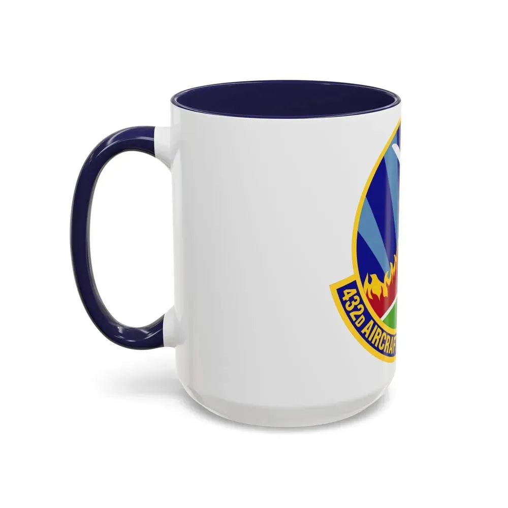 432d Aircraft Maintenance Squadron (U.S. Air Force) Accent Coffee Mug - Go Mug Yourself