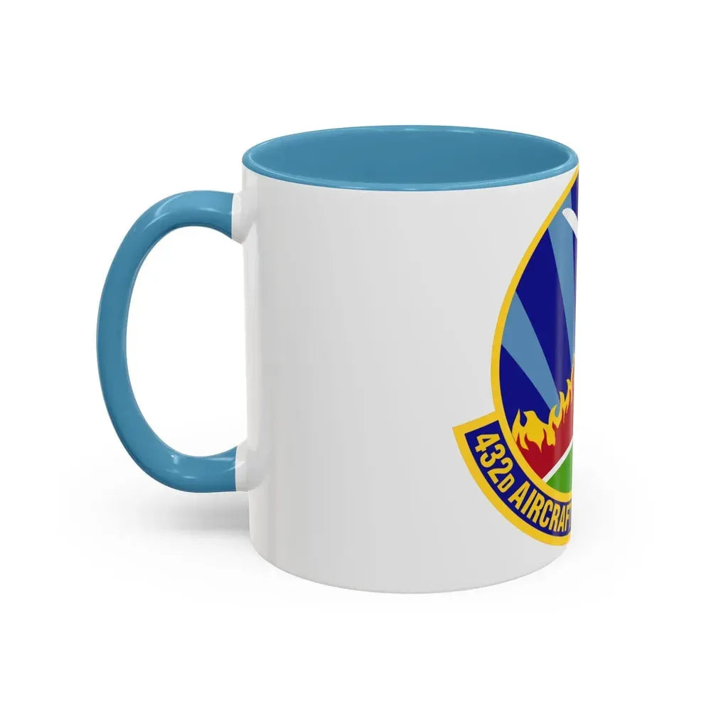 432d Aircraft Maintenance Squadron (U.S. Air Force) Accent Coffee Mug - Go Mug Yourself