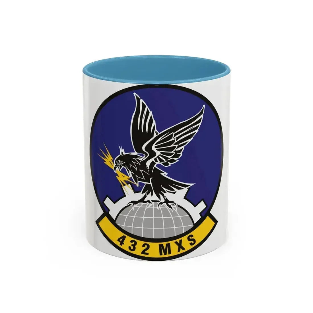 432d Maintenance Squadron (U.S. Air Force) Accent Coffee Mug 11oz Light Blue - Go Mug Yourself