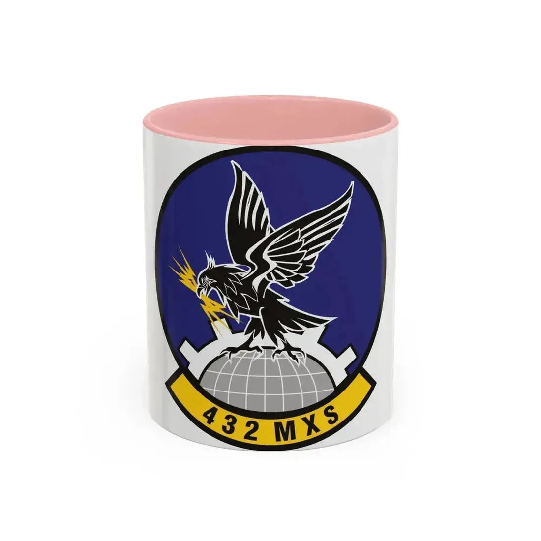 432d Maintenance Squadron (U.S. Air Force) Accent Coffee Mug 11oz Pink - Go Mug Yourself
