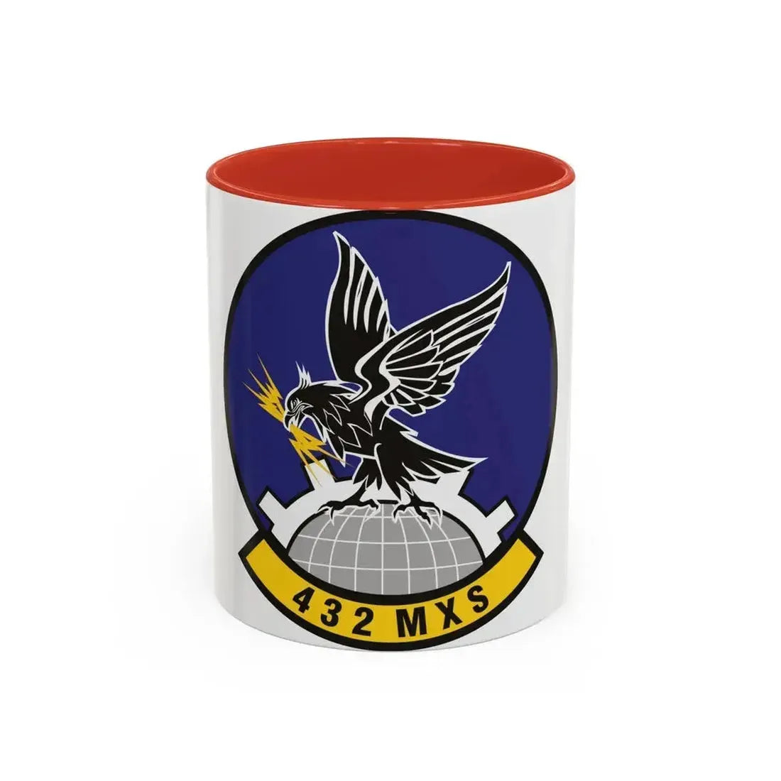 432d Maintenance Squadron (U.S. Air Force) Accent Coffee Mug 11oz Red - Go Mug Yourself