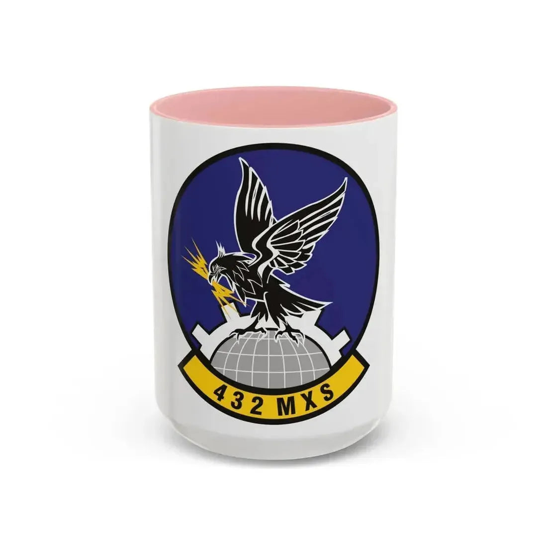 432d Maintenance Squadron (U.S. Air Force) Accent Coffee Mug 15oz Pink - Go Mug Yourself