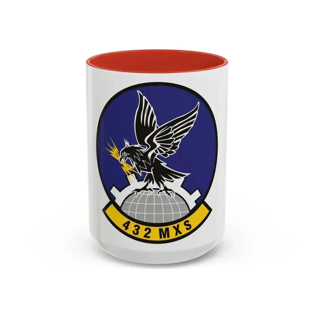 432d Maintenance Squadron (U.S. Air Force) Accent Coffee Mug 15oz Red - Go Mug Yourself