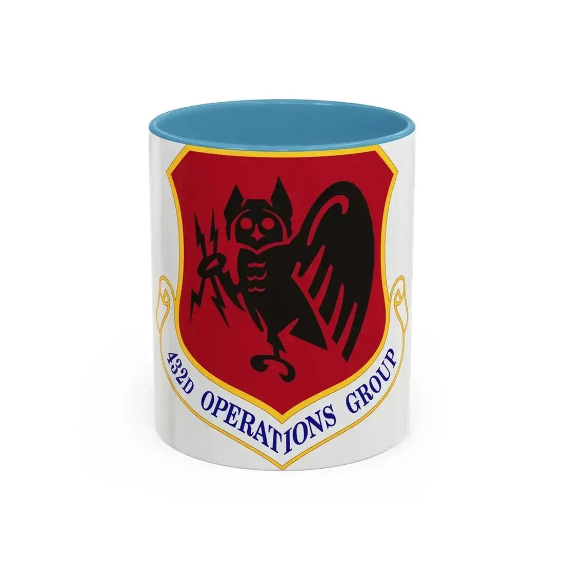 432d Operations Group (U.S. Air Force) Accent Coffee Mug 11oz Light Blue - Go Mug Yourself