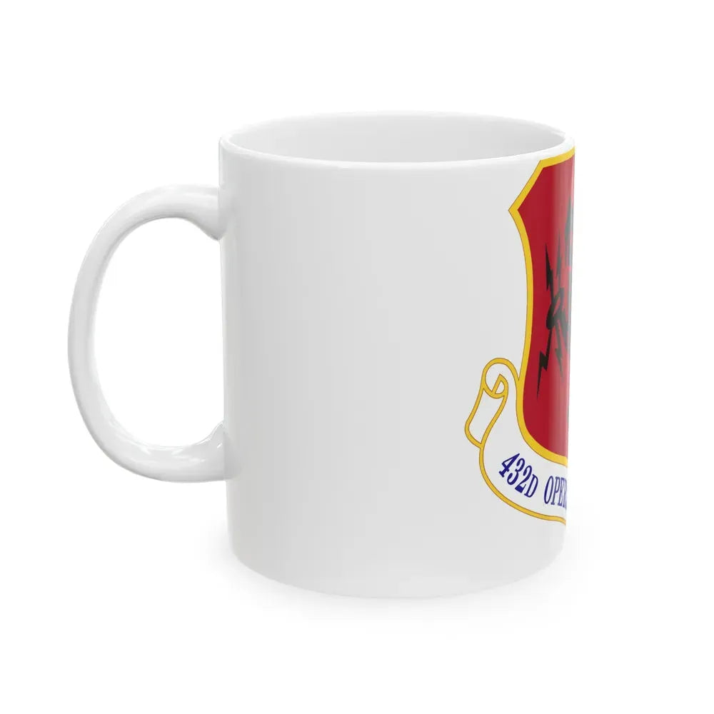 432d Operations Group (U.S. Air Force) White Coffee Mug - Go Mug Yourself