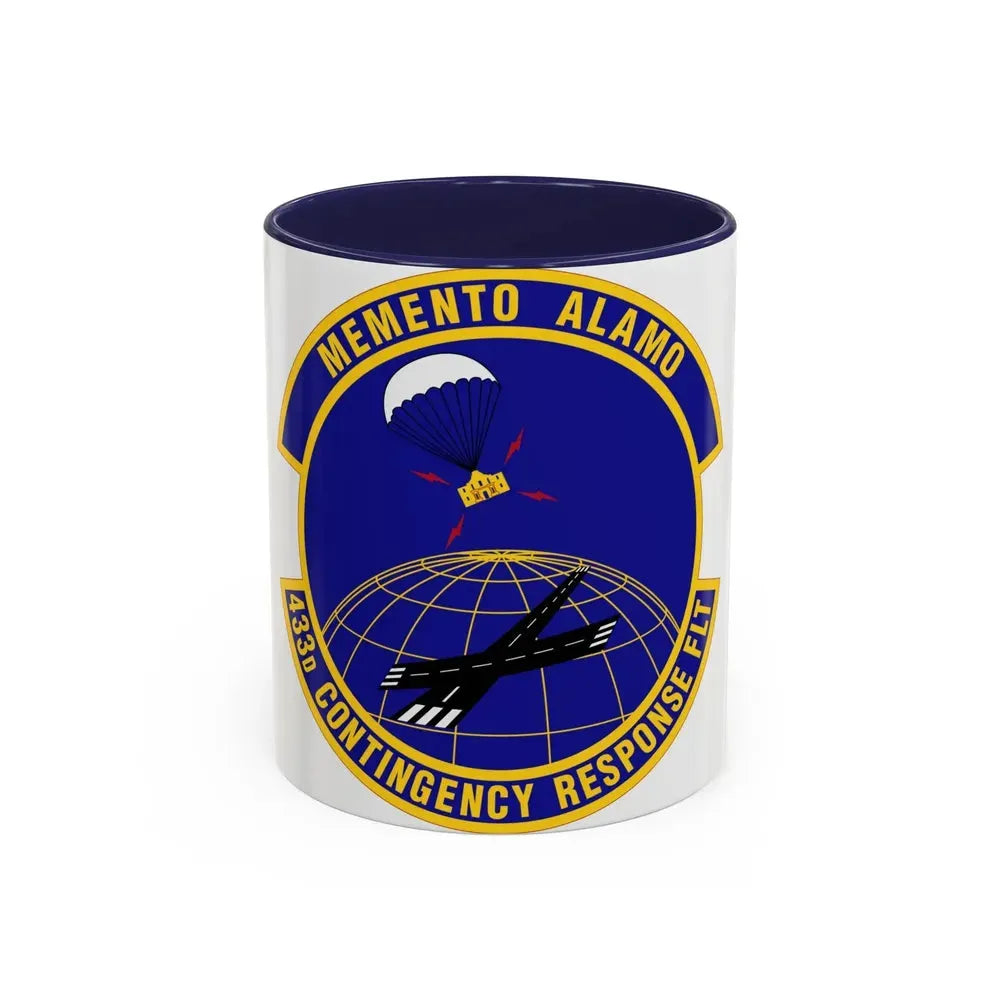 433 Contingency Response Flight AFRC (U.S. Air Force) Accent Coffee Mug 11oz Navy - Go Mug Yourself