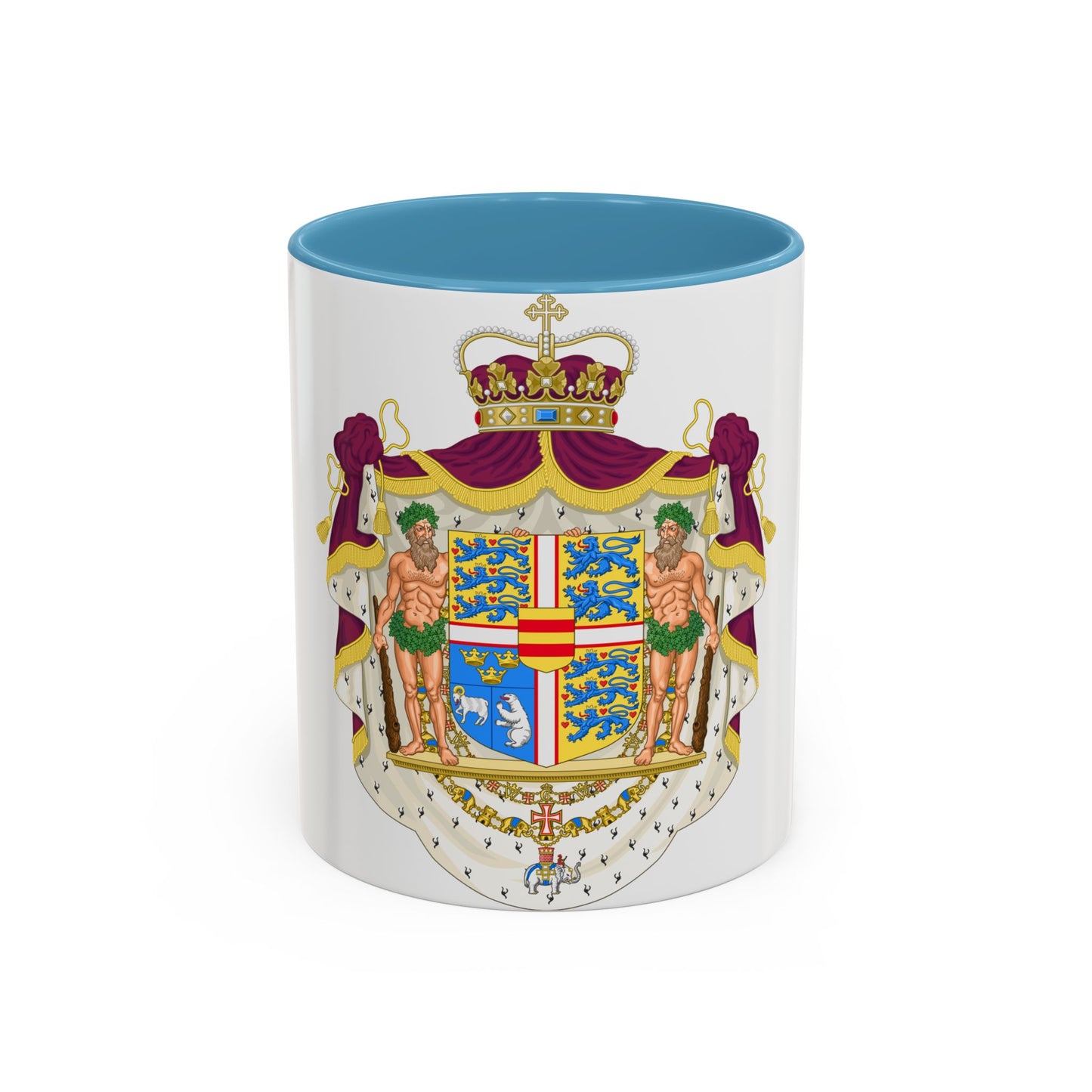 Coat of arms of the Crown Prince of Denmark - Accent Coffee Mug