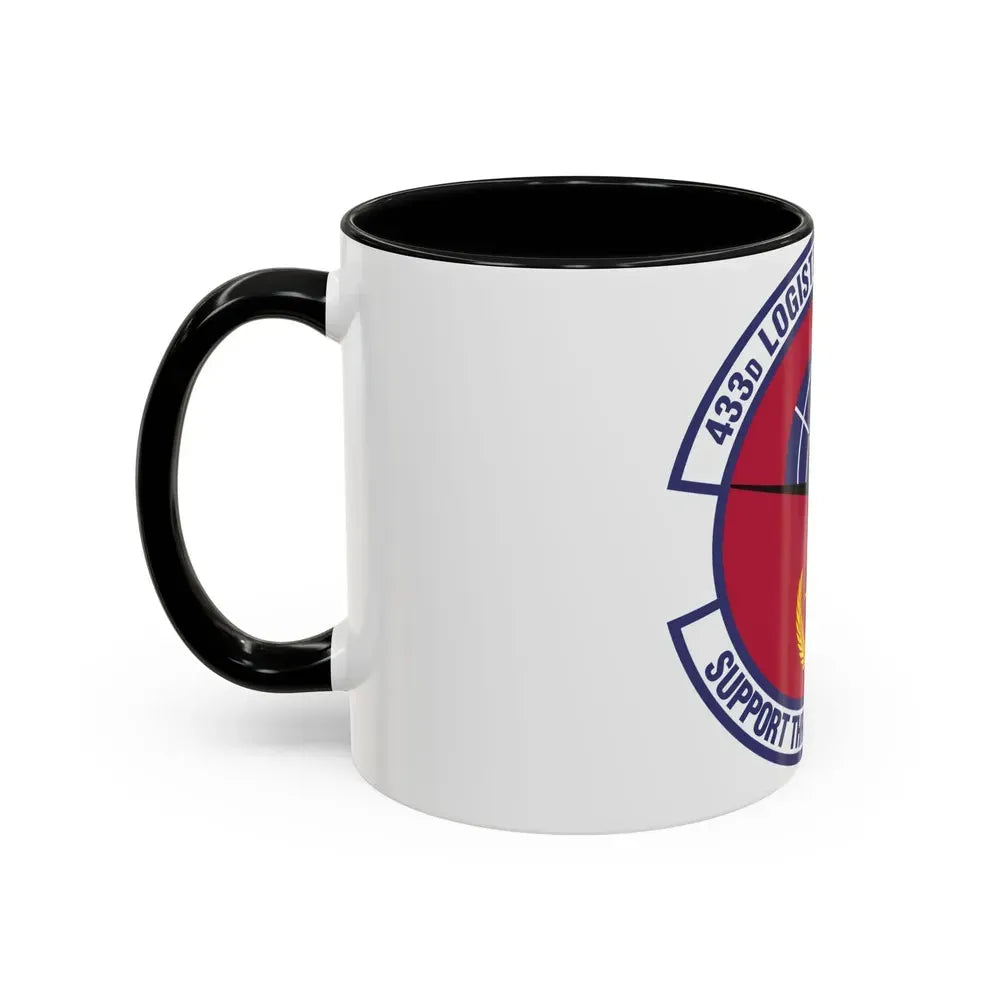 433d Logistics Support Squadron (U.S. Air Force) Accent Coffee Mug - Go Mug Yourself