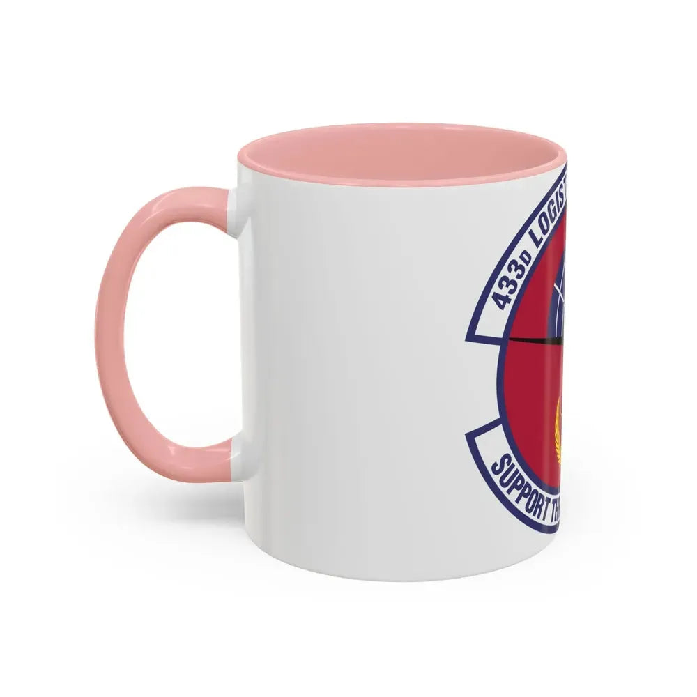 433d Logistics Support Squadron (U.S. Air Force) Accent Coffee Mug - Go Mug Yourself