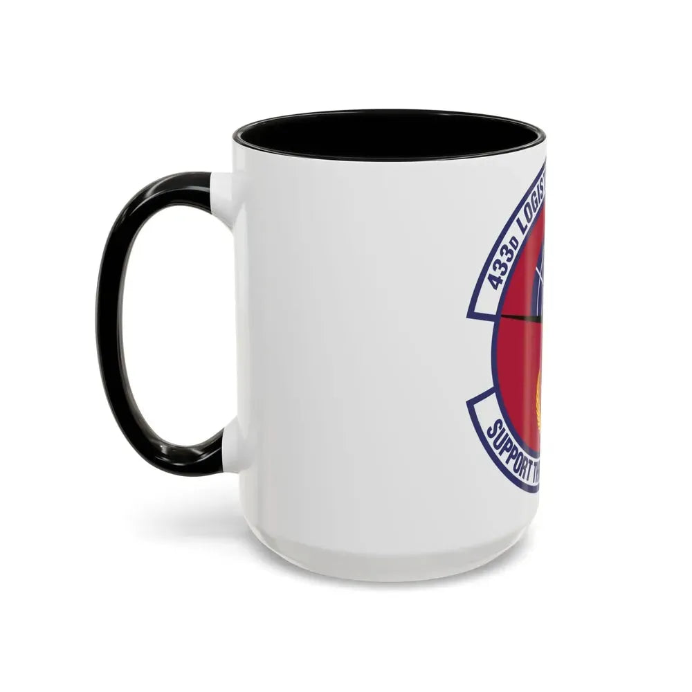 433d Logistics Support Squadron (U.S. Air Force) Accent Coffee Mug - Go Mug Yourself