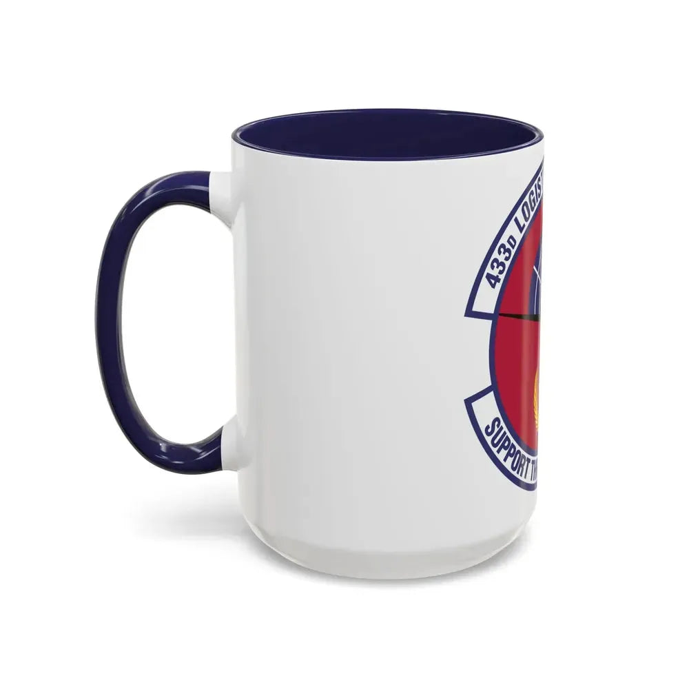 433d Logistics Support Squadron (U.S. Air Force) Accent Coffee Mug - Go Mug Yourself