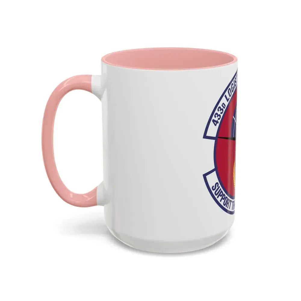 433d Logistics Support Squadron (U.S. Air Force) Accent Coffee Mug - Go Mug Yourself