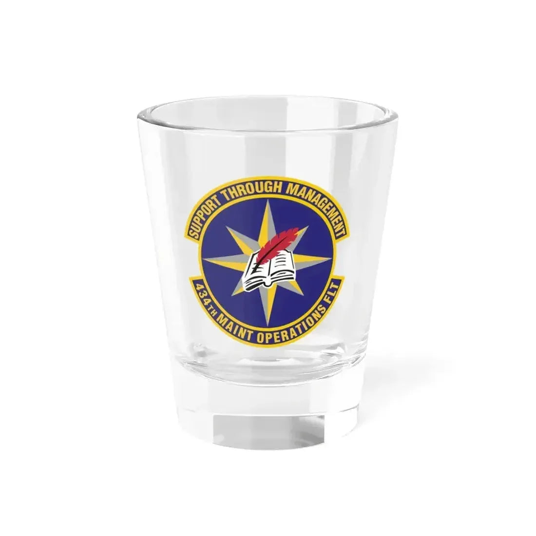 434th Maintenance Operations Flight (U.S. Air Force) Shot Glass 1.5oz 1.5oz - Go Mug Yourself