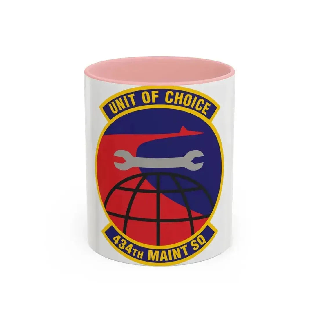 434th Maintenance Squadron (U.S. Air Force) Accent Coffee Mug 11oz Pink - Go Mug Yourself