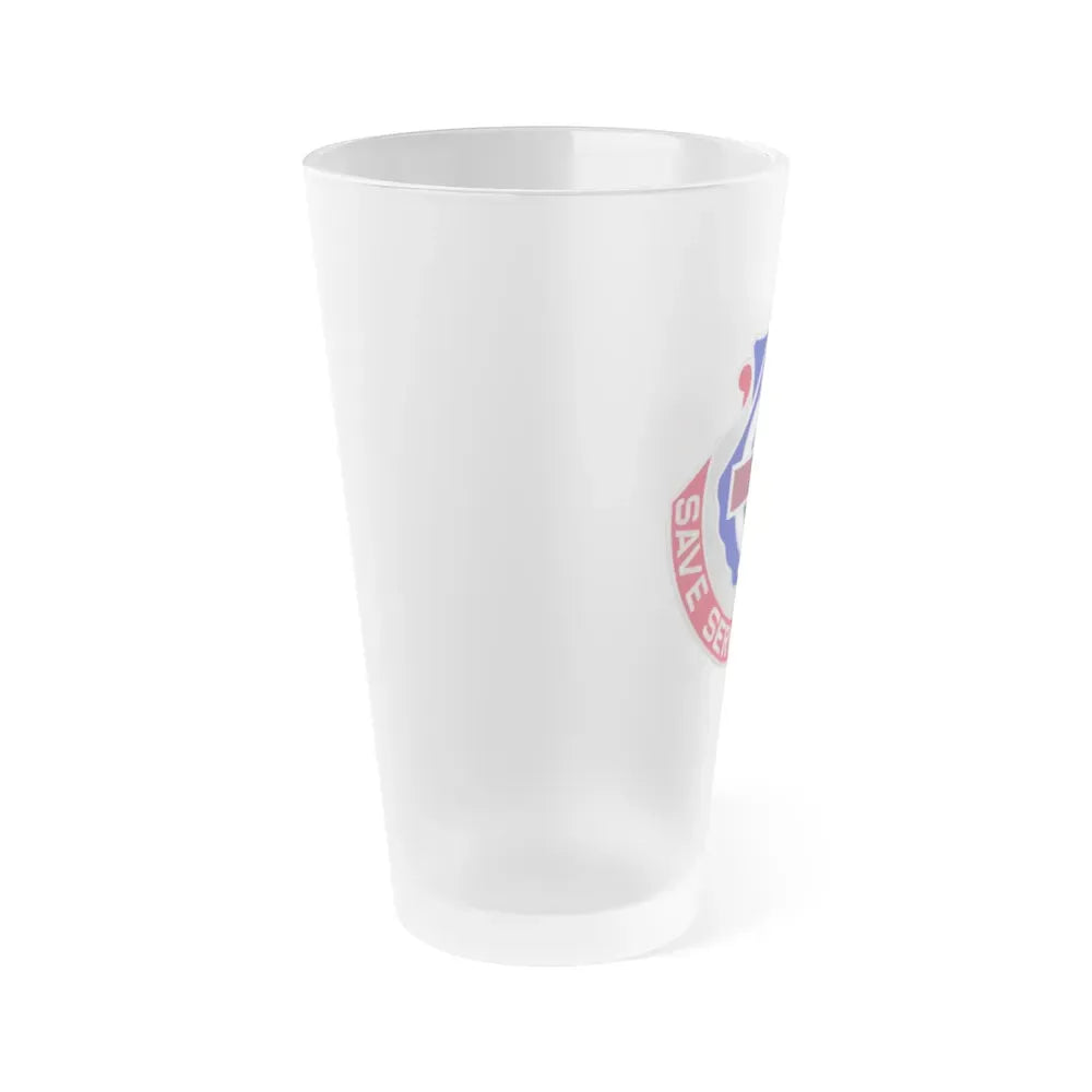 435 Medical Battalion (U.S. Army) Frosted Pint Glass 16oz - Go Mug Yourself
