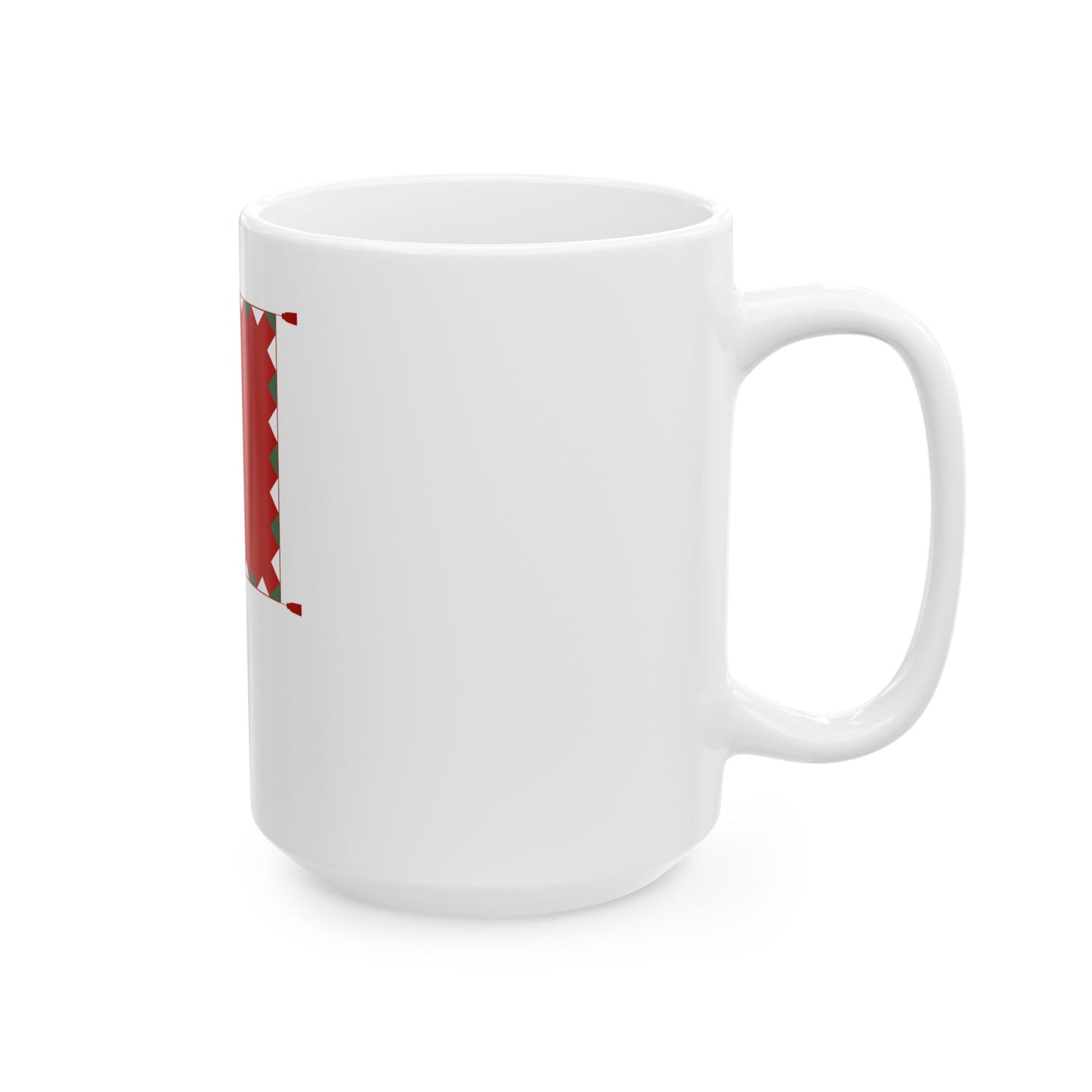 Infantry Colour of the Hungarian Peoples Army 1976-1990 with staff (Hungary) White Coffee Mug