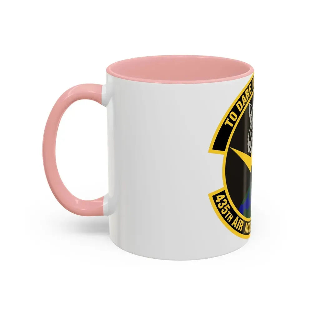 435th Air Mobility Squadron (U.S. Air Force) Accent Coffee Mug - Go Mug Yourself