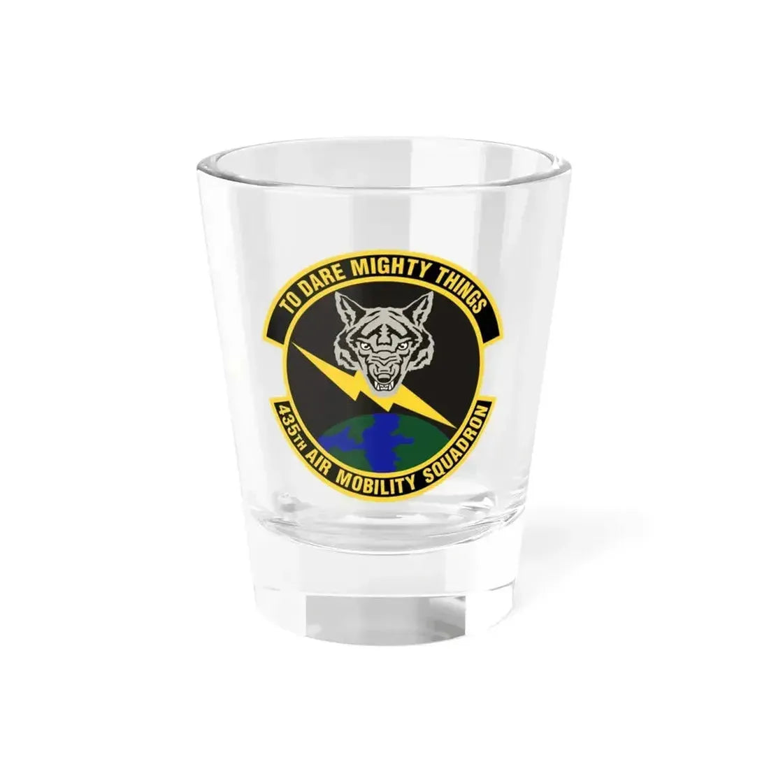 435th Air Mobility Squadron (U.S. Air Force) Shot Glass 1.5oz 1.5oz - Go Mug Yourself