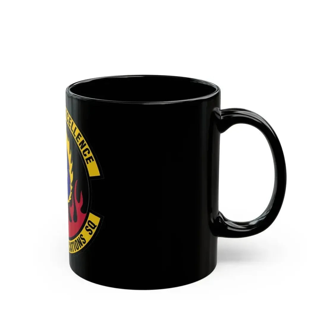 435th Communications Squadron (U.S. Air Force) Black Coffee Mug - Go Mug Yourself