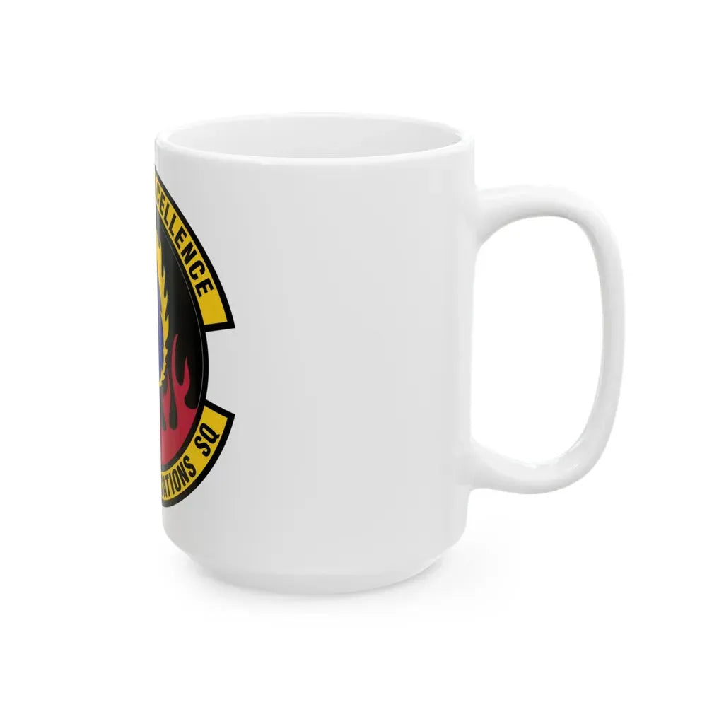 435th Communications Squadron (U.S. Air Force) White Coffee Mug - Go Mug Yourself