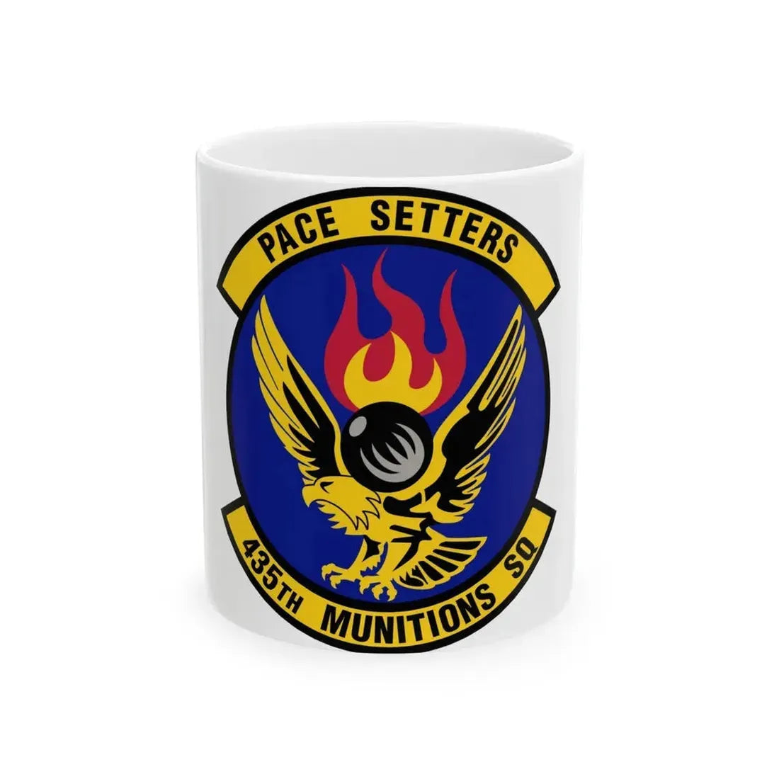 435th Munitions Squadron (U.S. Air Force) White Coffee Mug - Go Mug Yourself