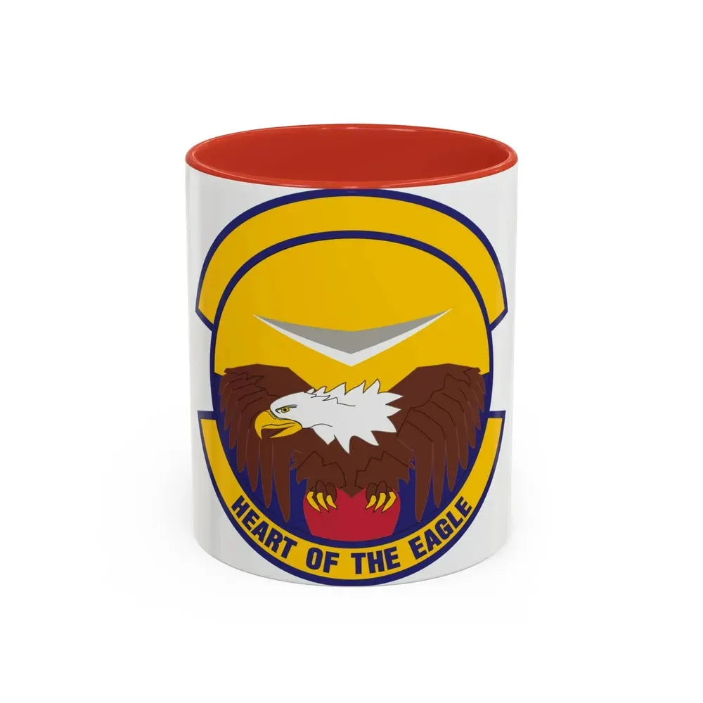 436 Aircraft Maintenance Squadron AMC (U.S. Air Force) Accent Coffee Mug 11oz Red - Go Mug Yourself