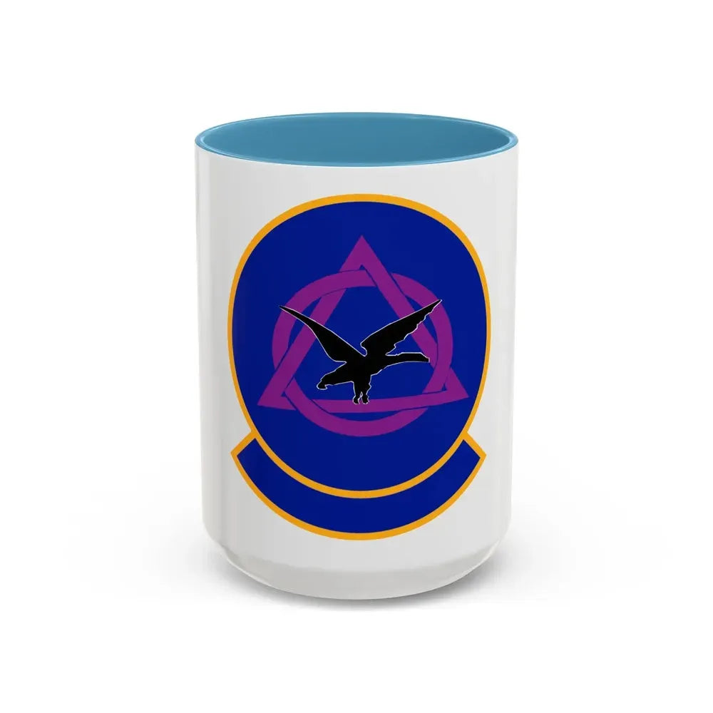436 Dental Squadron AMC (U.S. Air Force) Accent Coffee Mug 15oz Light Blue - Go Mug Yourself
