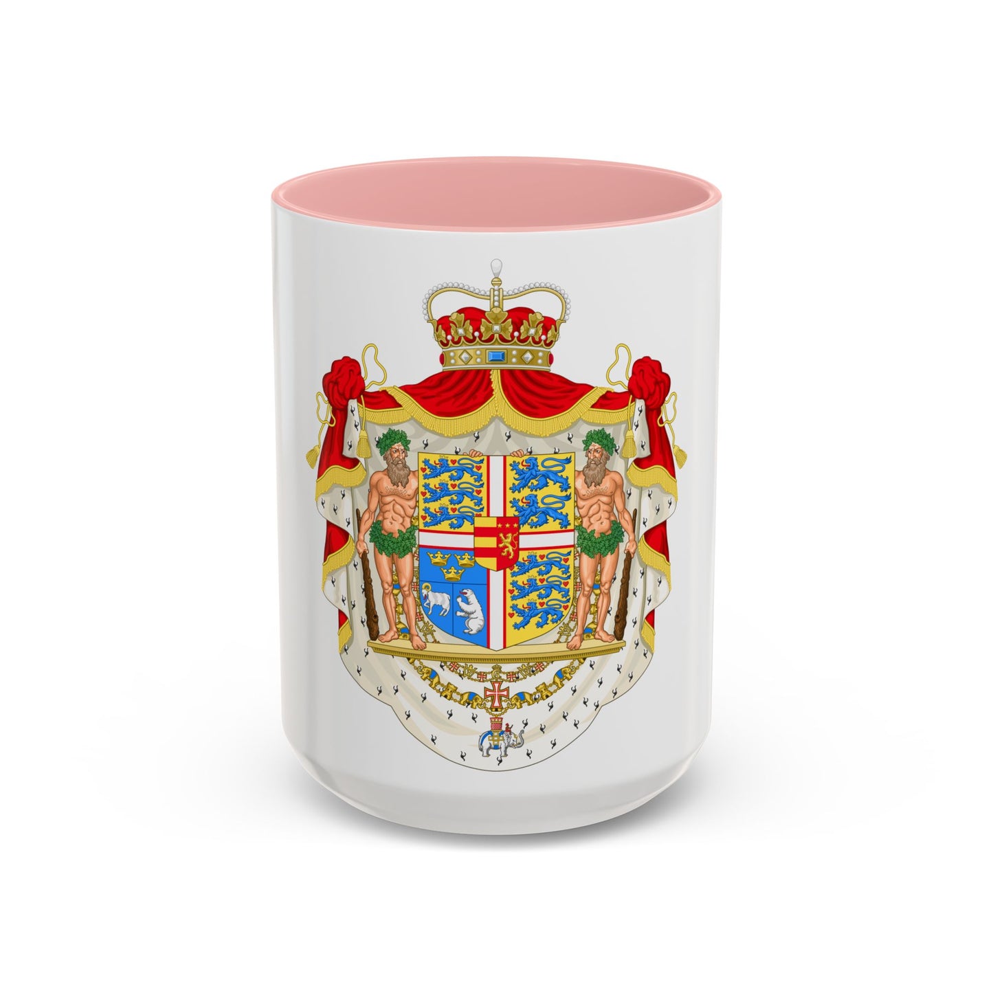Coat of arms of Joachim, Prince of Denmark - Accent Coffee Mug